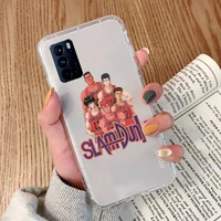 japan anime slam dunk phone case transparent for oppo a 3 5 33 7 8 52 9 11 32 53s f 9 11 realme x t 7 50 7 pro