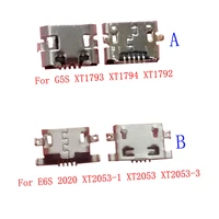 100pcs micro usb charger charging dock port connector contact plug for motorola moto e6s 2020 xt2053 g5s xt1793 xt1794 xt1792
