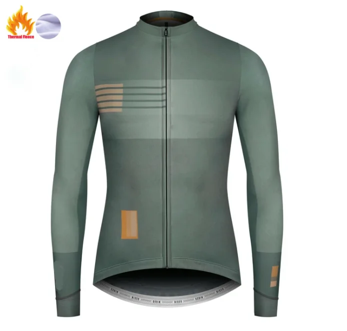 Gobiking зимняя велосипедная одежда с длинным рукавом Джерси NW Мужская Pro Team теплая куртка комплект MTB Одежда термофлис Ropa Ciclismo - Цвет: Winter Jersey