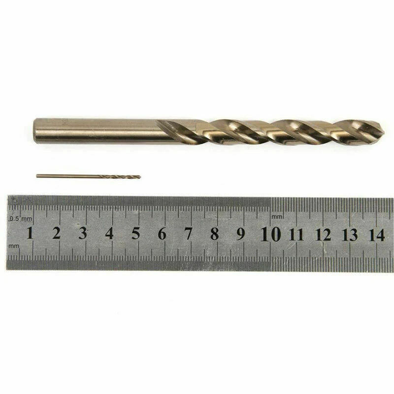 

15Pcs Set 1.5MM-10MM Cobalt High Speed Steel Twist Drill Hole M35 Stainless Steel Tool Set the Whole Ground Metal Reamer Tools