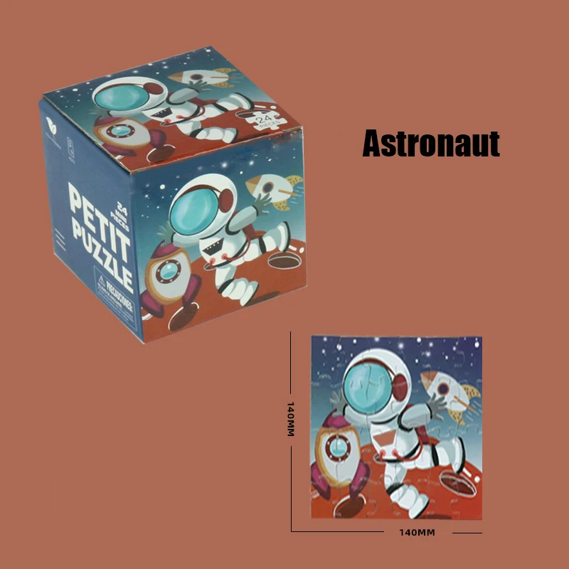 Бумажный мини-пазл Панда астронавт шаблоны для детей Детские игрушки танграмма