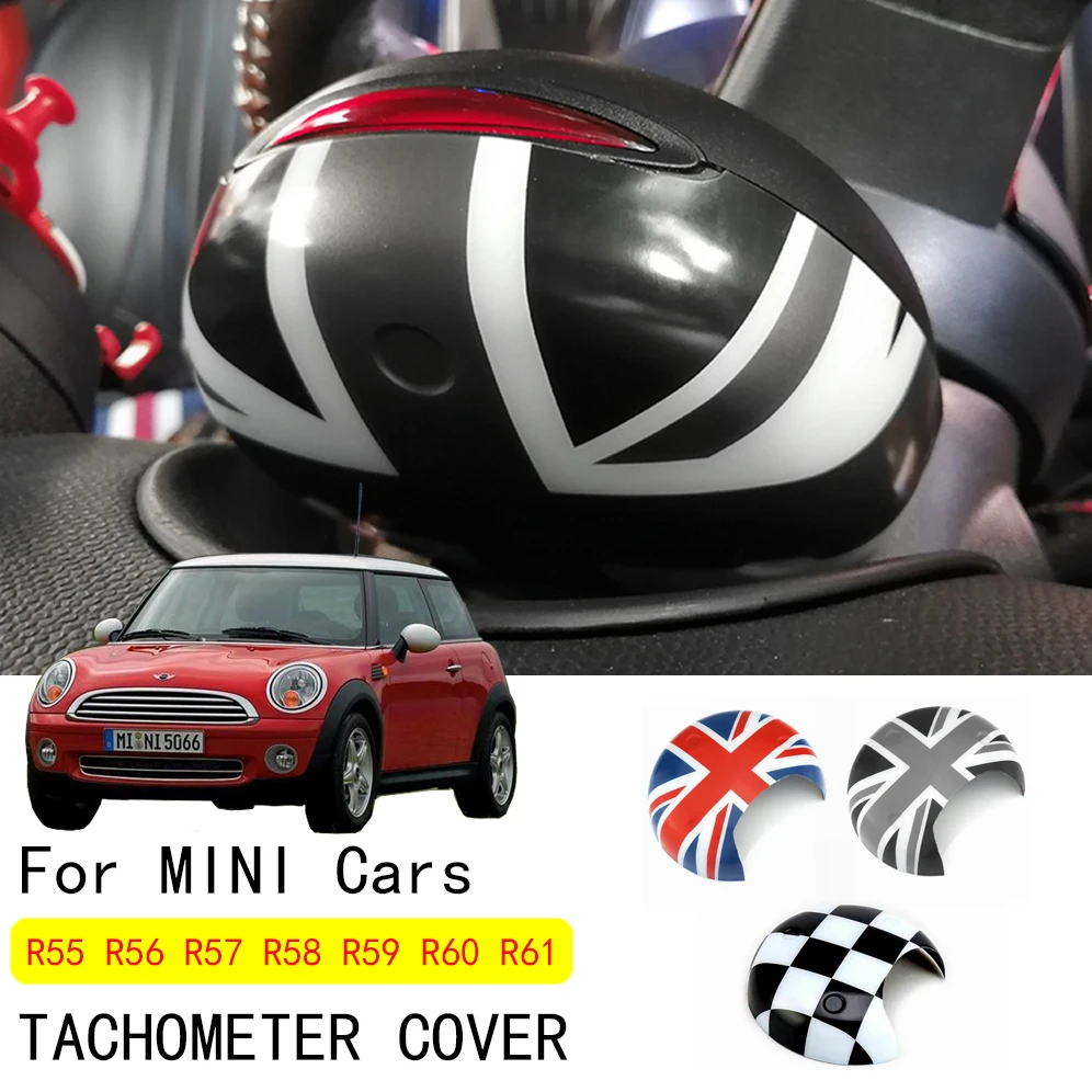 

For MINI R55 R56 R57 R58 R59 R60 R61 Countryman Car Styling Tachometer Decoration Sticker ABS Cover For MINI Cooper Accessories