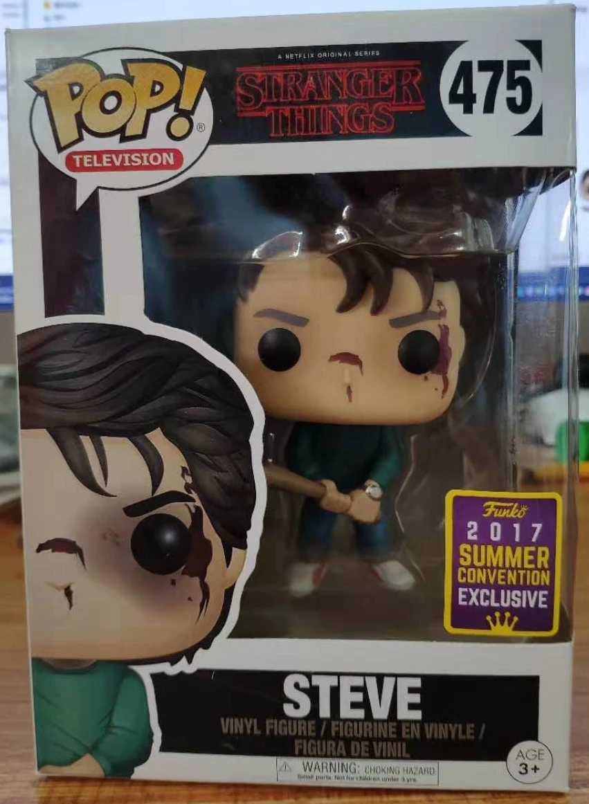 Funko Pop странные вещи персонаж Дастин Стива 10 см фигурка винила куклы игрушки для коллекции