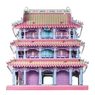 Художественная модель, 3D металлический пазл, наборы строительных моделей с национальным приливом в ладони, DIY Лазерная вырезка, модель пазла, игрушки, подарок для взрослых