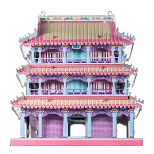 Художественная модель, 3D металлический пазл, наборы строительных моделей с национальным приливом в ладони, DIY Лазерная вырезка, модель пазла, игрушки, подарок для взрослых