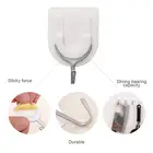 10 шт. прочные клеящиеся настенные крючки на липучке 180 градусов вращающийся прочно держаться на поверхности стены двери, брелок для ключей для Ванная комната Кухня аксессуары