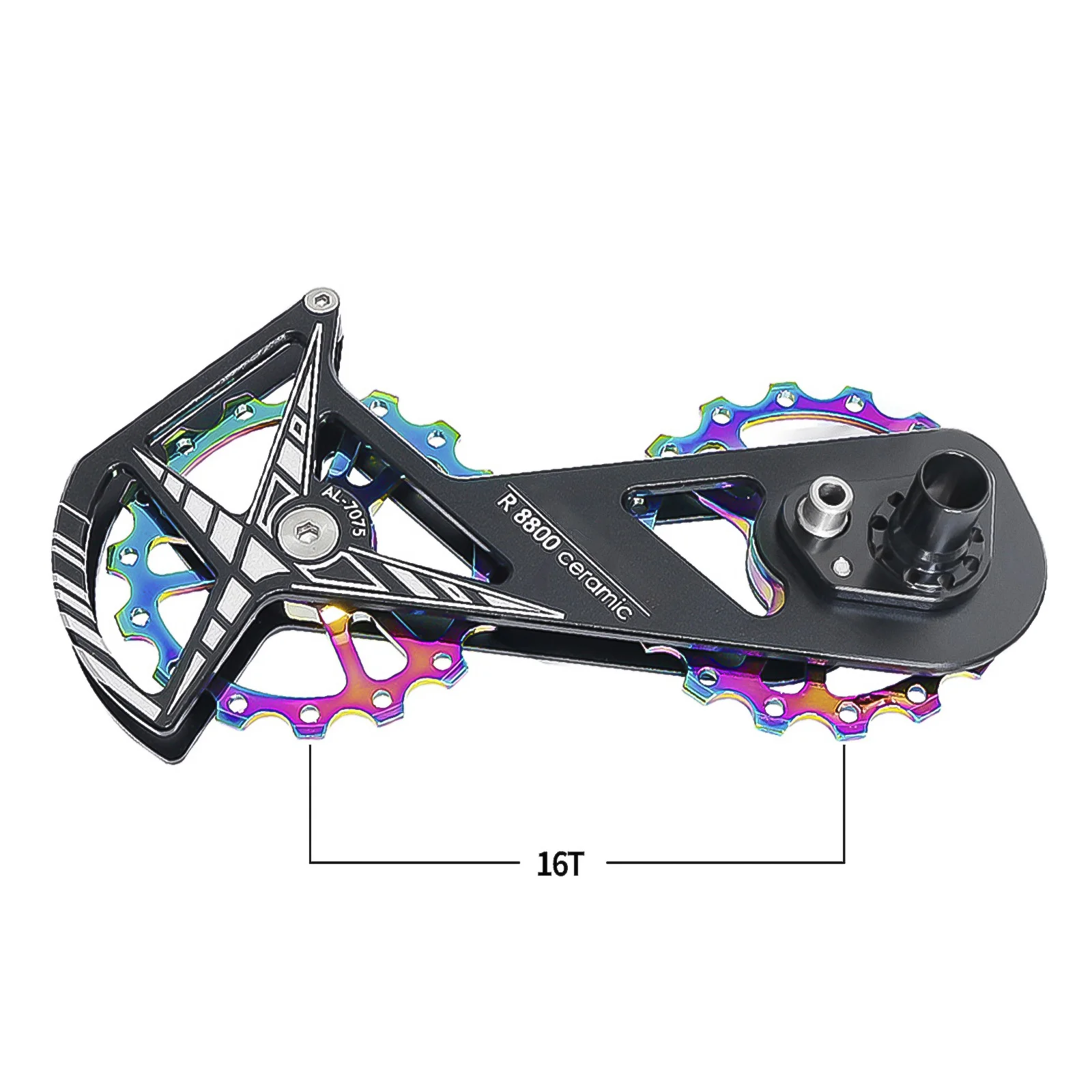 Задний переключатель передач для велосипеда керамические скоростные шкивы 16T