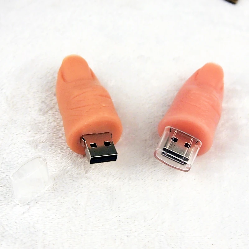 Флеш накопитель с мультяшным пальцем 128 МБ 32 Гб 64 USB флеш 2 0 карта памяти флешки U