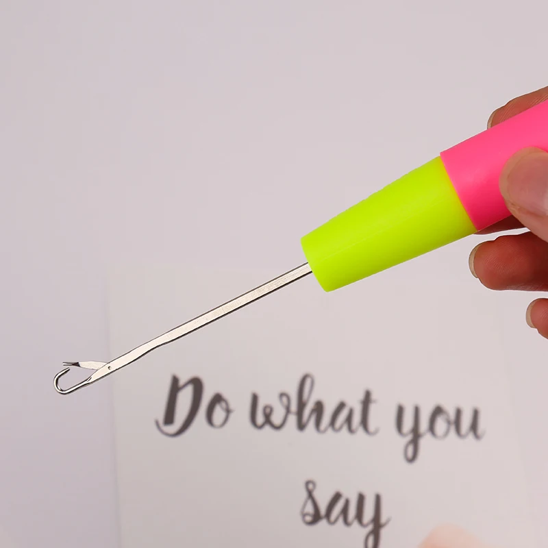 LMDZ 5 шт. набор игл для вязания крючком плетеная защелка Hoo Ткачество волос дредлок