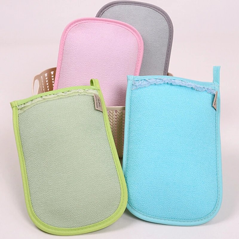 Мягкие двухсторонние перчатки для ванны с сильной дезактивацией щетка премиум