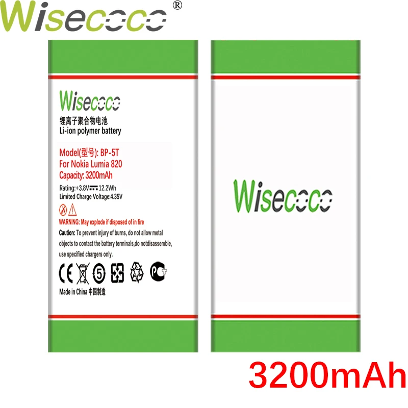 WISECOCO 3450 мАч BL-T5A батарея для Nokia Microsoft Lumia 550 мобильный телефон в наличии + номер