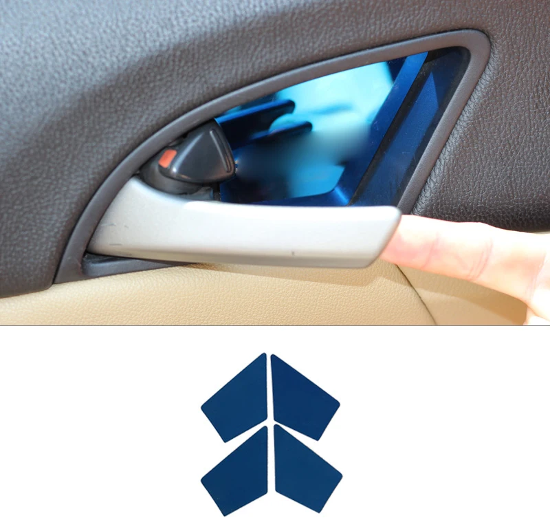 4 шт. внутренняя ручка для Honda Accord 2008-2012 декоративная рамка дверная чаша защита |