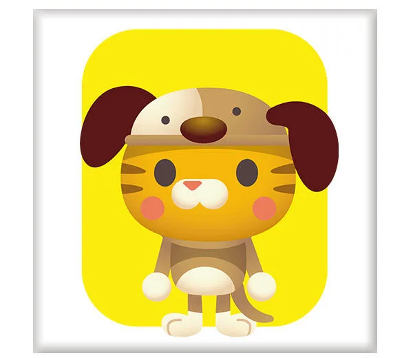 

Cartoon Animal 3D Wall Stickers Self-adhesive Anti-collision Soft Package Children's Room Cute Decor Bed Tatami Bed Headboards