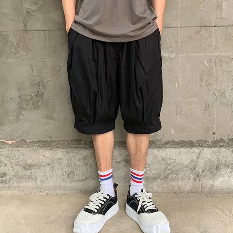 

ODA Men's Wear | 2021 Spring/Summer New Products Japanese Simple Tide Brand All-match Bloomers Pure Color Loose Men's Shorts2021