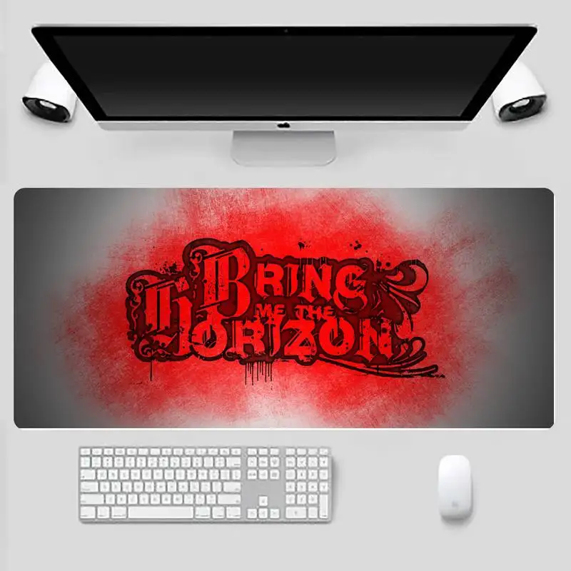 

Cartoon Bring Me the Horizon Keyboards Mat Rubber Gaming Protect Game Office Work Mouse Mat pad X XL Non-slip Laptop Cushion