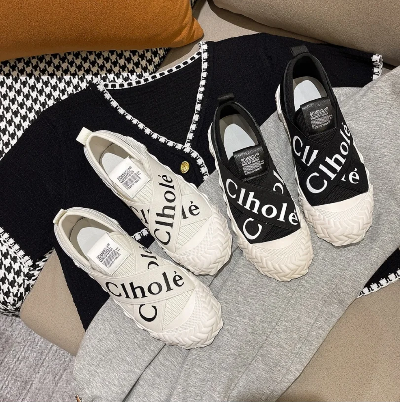 

Shoes women 2021 new spring shell-toe breathable mesh flat single shoes casual one-legged lazy shoes women summer