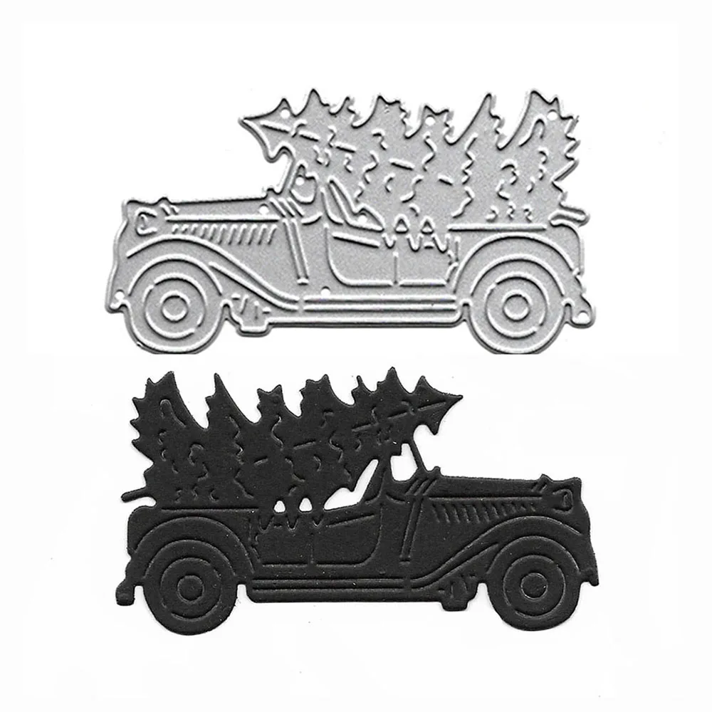 

Christmas Dies Cut Truck Cutting Die For Scrapbooking Embossing Paper Card Making Album Decor Tetroqueles De Metal Stamps Dies