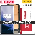 100% Оригинальный 6,67 дюймовый AMOLED дисплей с рамкой для OnePlus 7 Pro 1 + 7 Pro ЖК сенсорный экран дигитайзер Запасные части