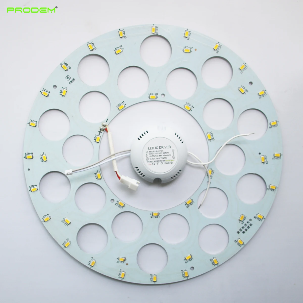

2 year warranty round 22W LED down light pcb led board DIA258mm led circular ceiling light techo LED 2D tube 220V 230V 240V