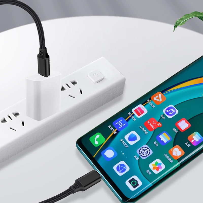 USB-кабель PD 100 Вт 5 А для быстрой зарядки и передачи данных двойной типа C Samsung Galaxy A1
