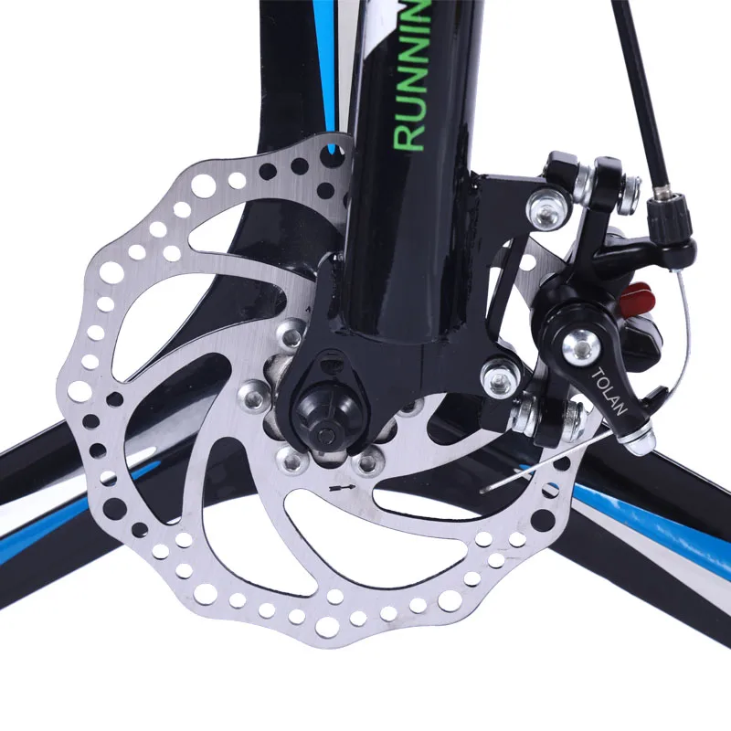 Складной горный велосипед колеса 26 дюймов подвеска 21 скорость двойной дисковый