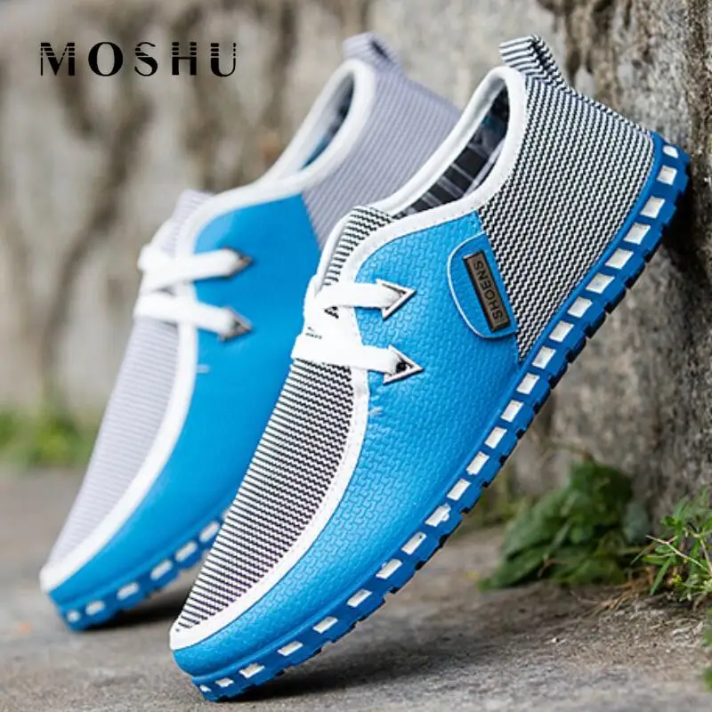 

Men Casual Shoes Breathable Flats Shoes Men Loafers Slip On Mens Driving Shoes Light Weight Trainers Zapatos Hombre Plus Size