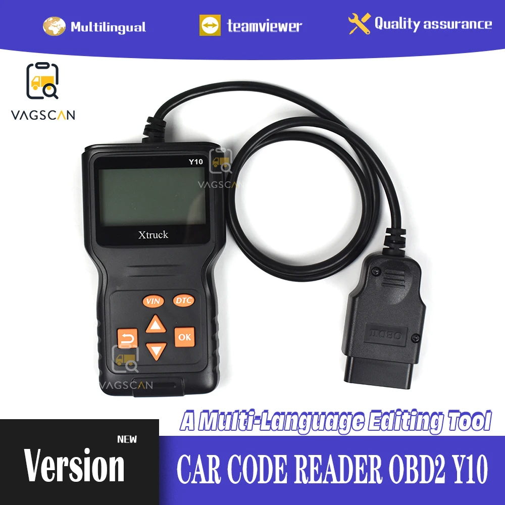 

Сканер OBD2 Y10 для проверки ошибок двигателя