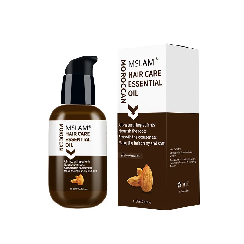 

80ml Hair Growth Essential Oils Moroccan Hair Care Essential Oil Dense Hair Growth Serum Repairs Damage Restore Soft Hair Care