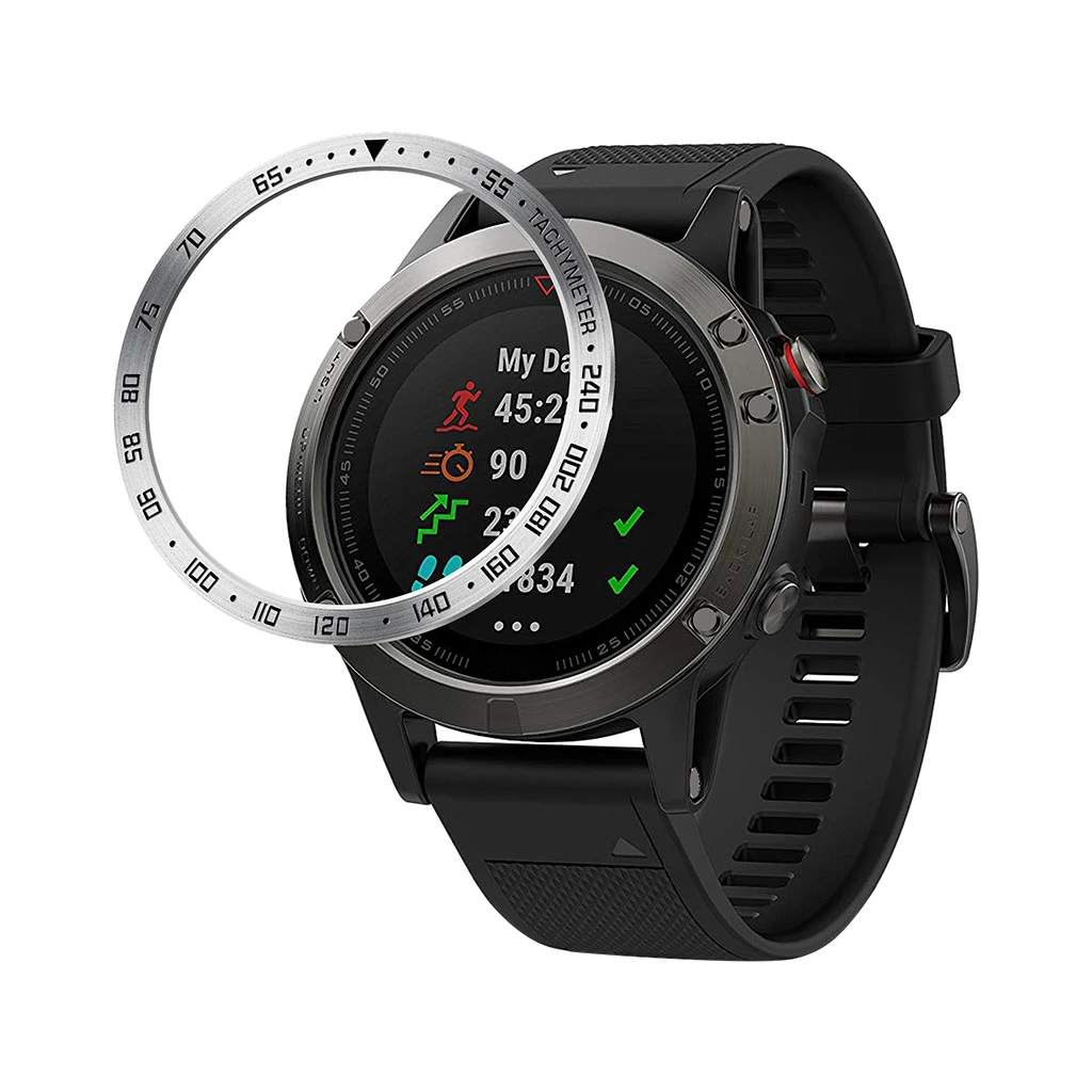 Часы Ободок кольцо клейкая крышка Анти чехол от царапин для Garmin Fenix 5/5 плюс Смарт часы аксессуары Fenix5 Fenix 5 plus#1120