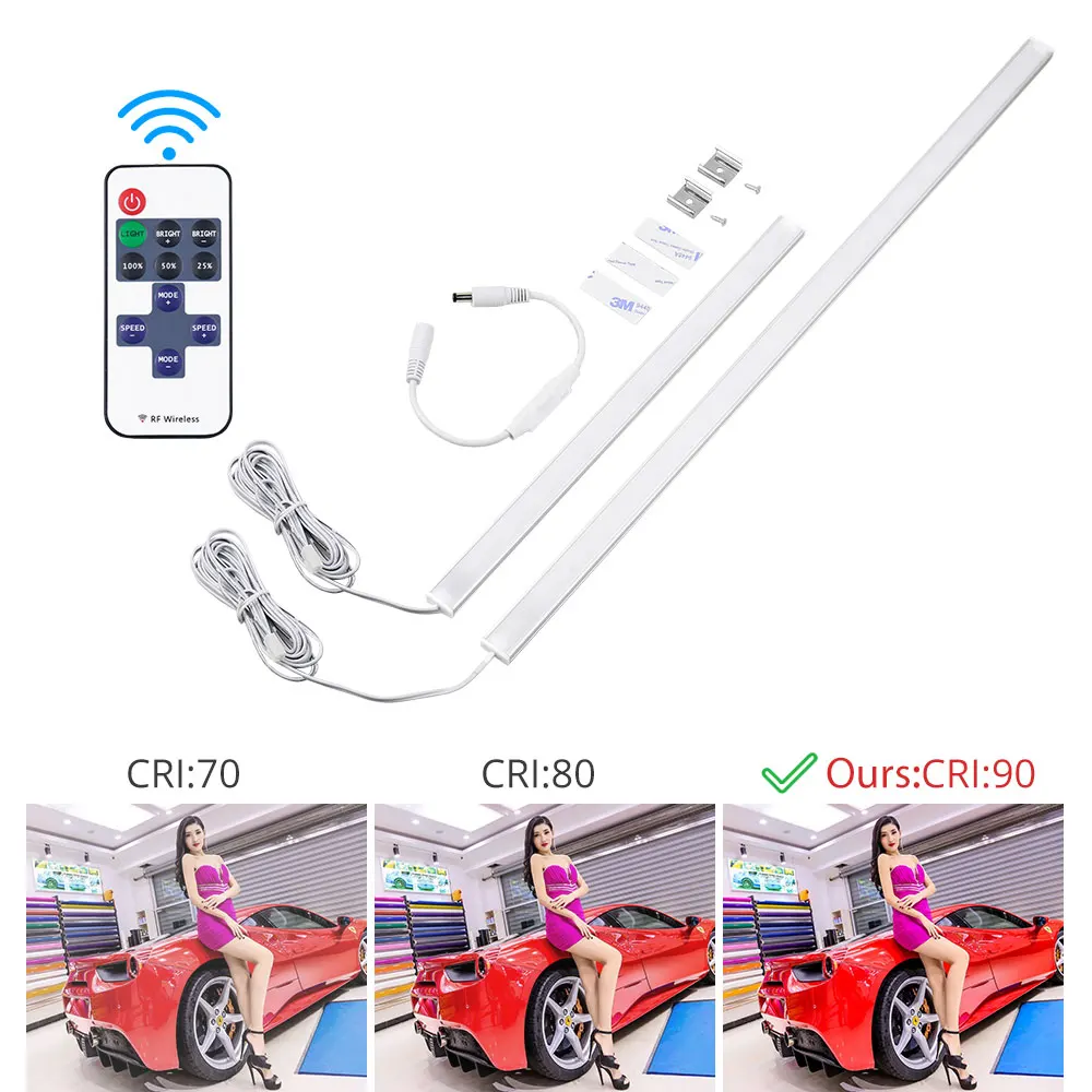 Светодиодная лампа под шкаф 12 В постоянного тока кухонная переключатель с