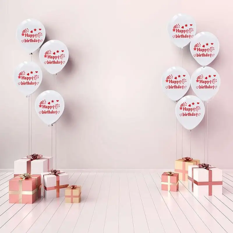

Happy birthday clear balloon sticker wedding balloon transparent sticker golden birthday balloon happy sticker S5Z0