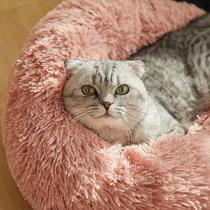 120 см ортопедическая кровать собаки удобные пончик Cuddler круглая для мягкие
