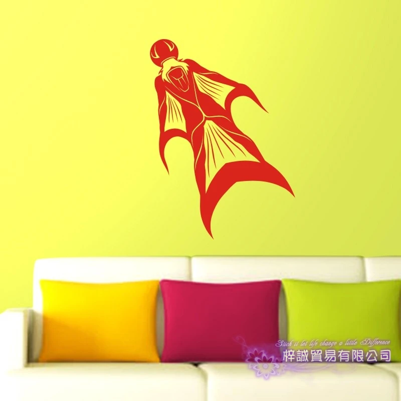 

Skydive Sticker Wingsuit Flying Car Decal Extreme Sports Posters Vinyl Wall Decals Parede Decor Mural Air Flight Sticker