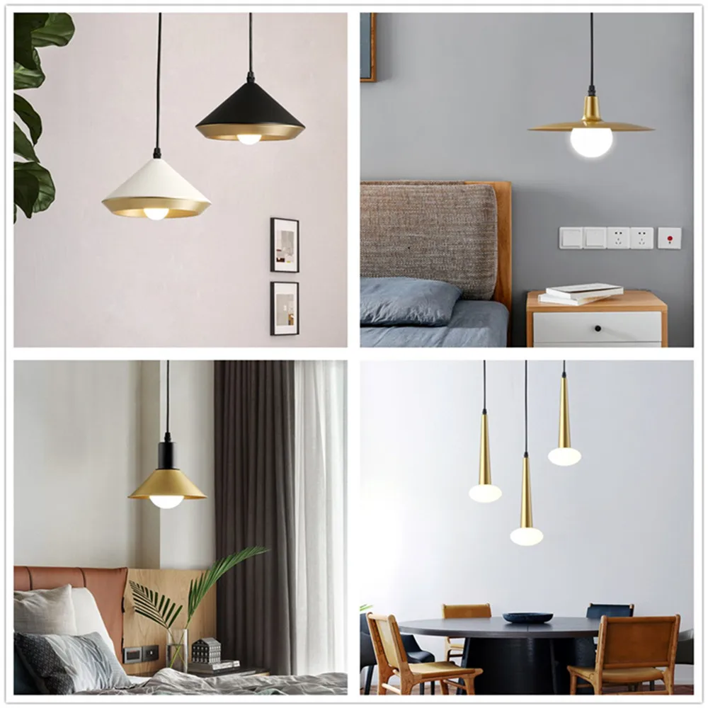 (Free LED Light Source)Modern pendant lights lamp E27/G9 nordic hanging for Bedroom/Living room/home decoration | Освещение
