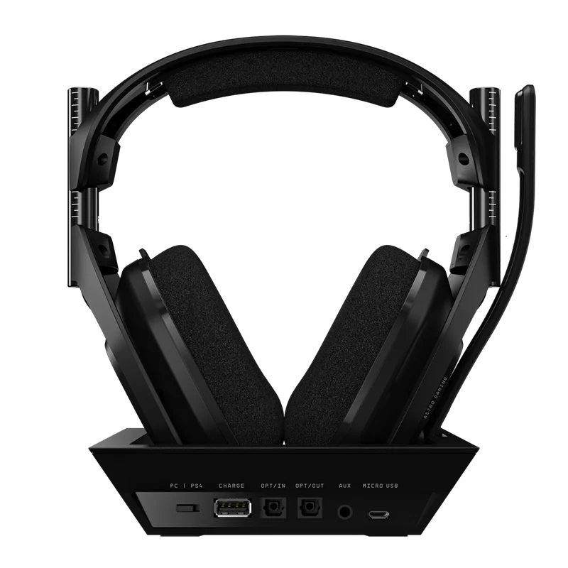 구매 기존 Logitech Astro A50 무선 게임용 헤드폰 2.4HZ 다기능 기지국 (마이크 내장 USB 사운드 카드 포함)