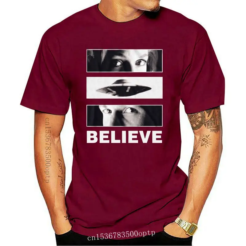 

Мужская модная футболка с принтом X-файлы I Want To Believe