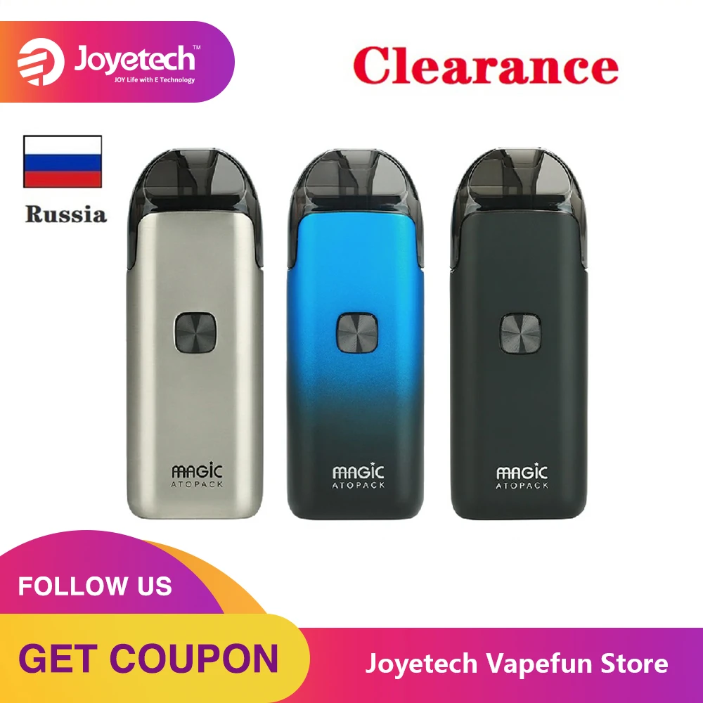 Российский Клиренс Joyetech Atopack Magic Pod System Kit 7 мл емкость 0.6ohm NCFilm нагреватель 1300 мАч