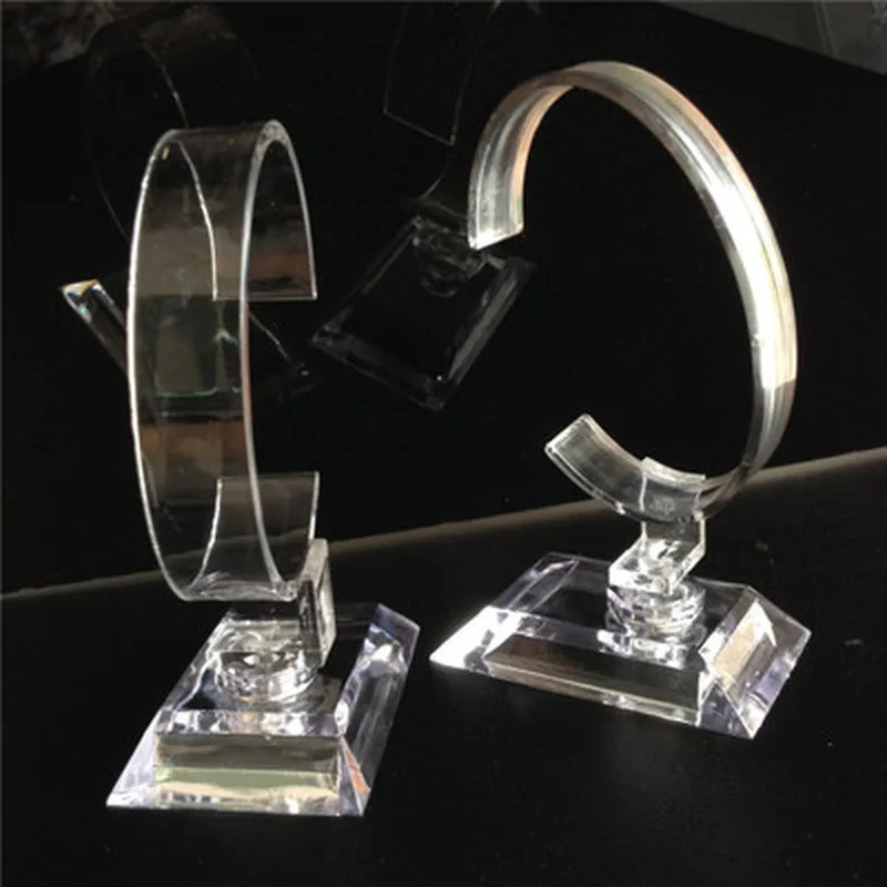 Новинка 1 шт. портативная Пластиковая Полка для часов прозрачный акриловый