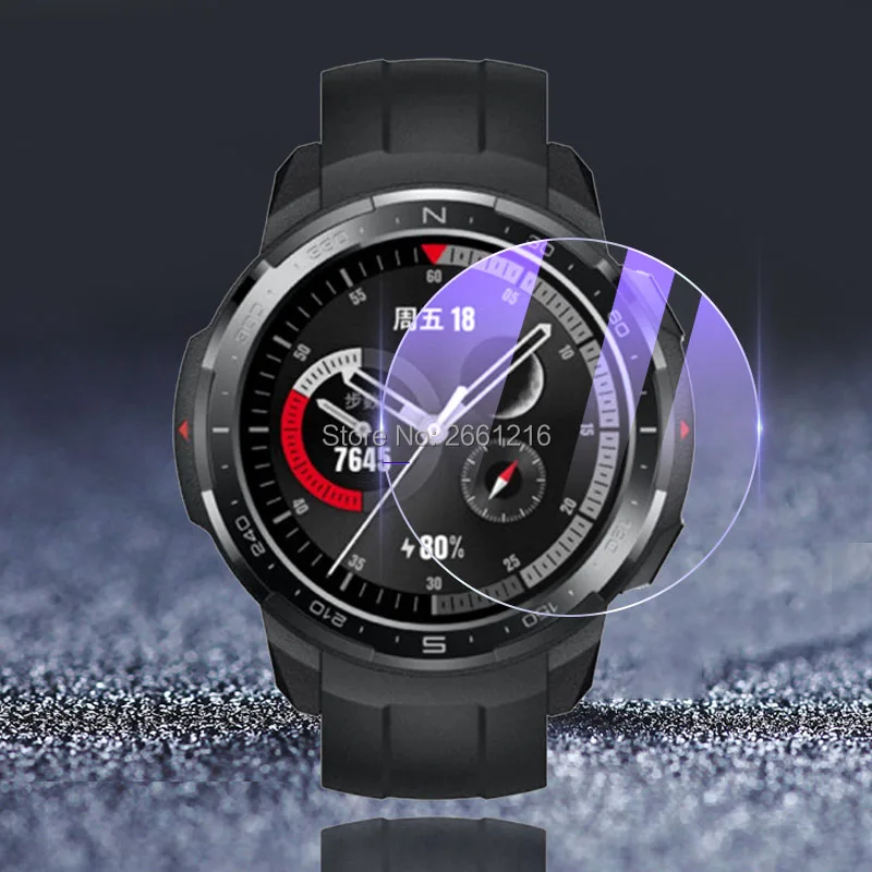 for huawei honor watch gs pro smartwatch hd clear anti blue purple light tempered glass 9h 2 5d premium screen protector film free global shipping