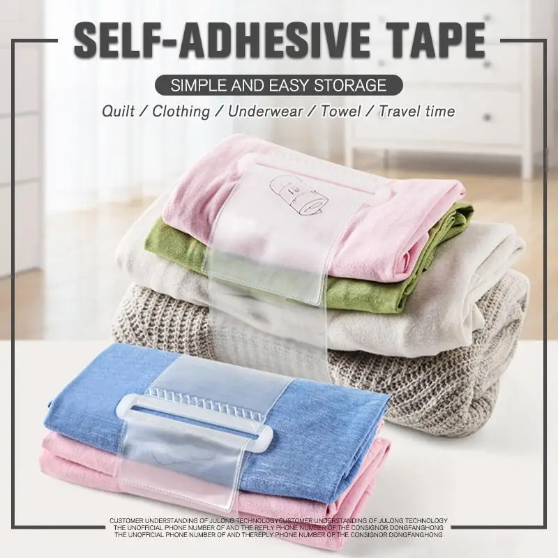 

Self-adhesive Household Shirt Pants Storage Roll Bande Durable for Home Clothes PI669