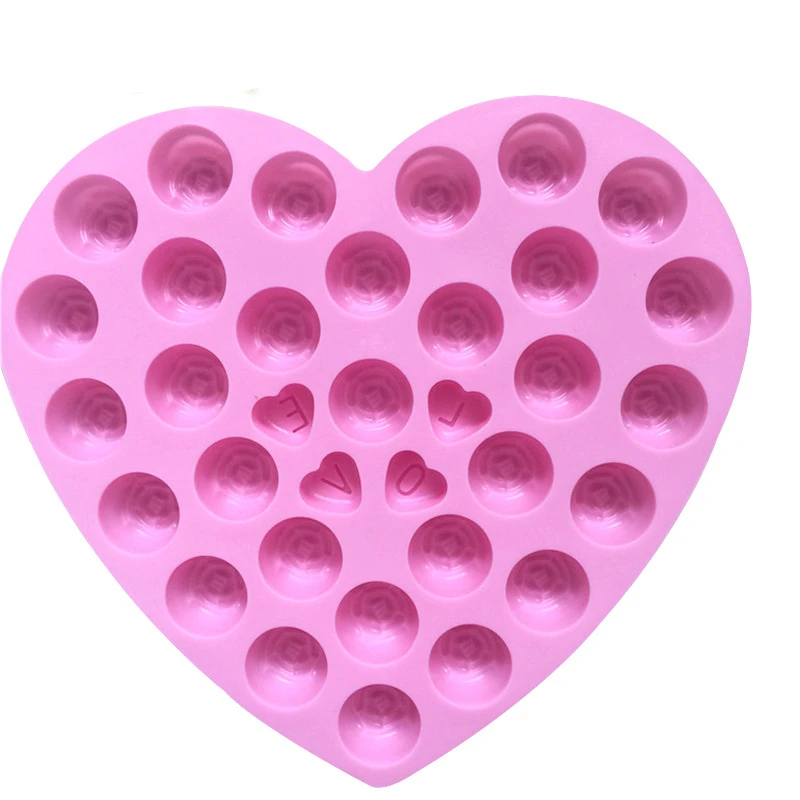 Силиконовая формочка в виде сердца Роза Форма для шоколадного фондана печенье