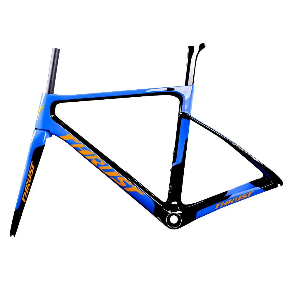 Дорожная углеродная рама 2022 углеродная рама для гоночного велосипеда новый дизайн синее углеродное волокно T1000 BSA BB30 PF30 система для велосипеда