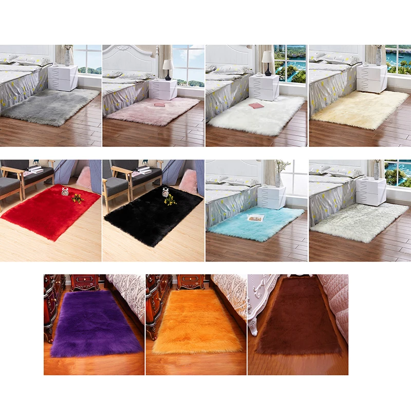 Мягкие пушистые плюшевые коврики большой ворсистый коврик для гостиной спальни