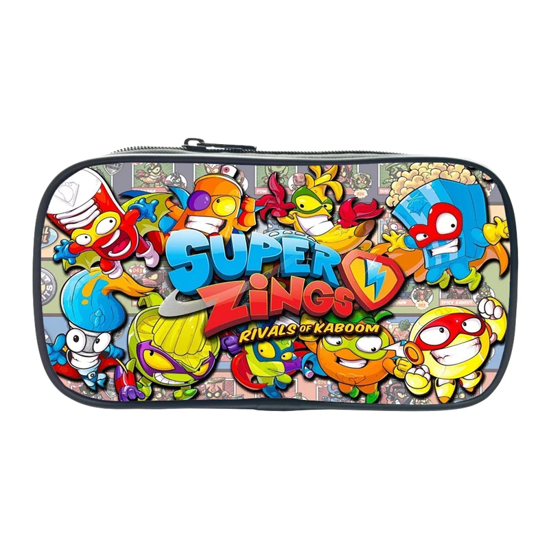 

Students Cool Super Zings Pencil Bag Child Superzings Pen Bag Anime Teens Stationery Bag Kids Cartoon Pencil Case Children Gift
