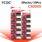 Батарейки YCDC, литиевые, 3 в, CR 2025, CR2025, 10 шт.