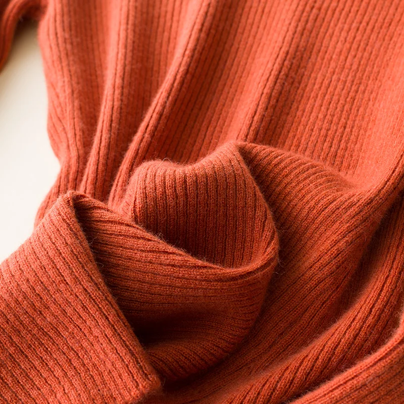 

Women 100% Cashmere Pullover 2020 New Arrival Turtleneck High Elasticity Sweater Female Warm Soft Basic Jumpe Slim Pull Femme