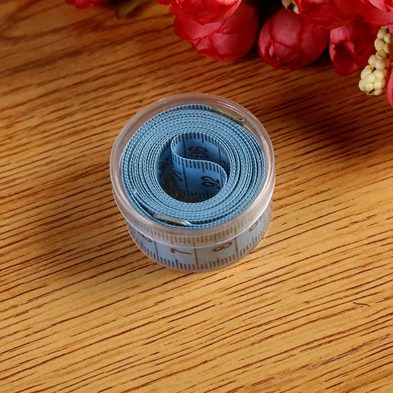 

1pcs 150cm/60" Body Measuring Ruler Sewing Tailor Tape Measure Soft Flat Sewing Ruler Meter Sewing Measuring Tape Random Color