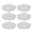 New-6Pcs Сменные аксессуары для швабры, набор для швабры POLTI, вращающаяся на 360 градусов тряпка для очистки, сменная тряпка для паровой швабры