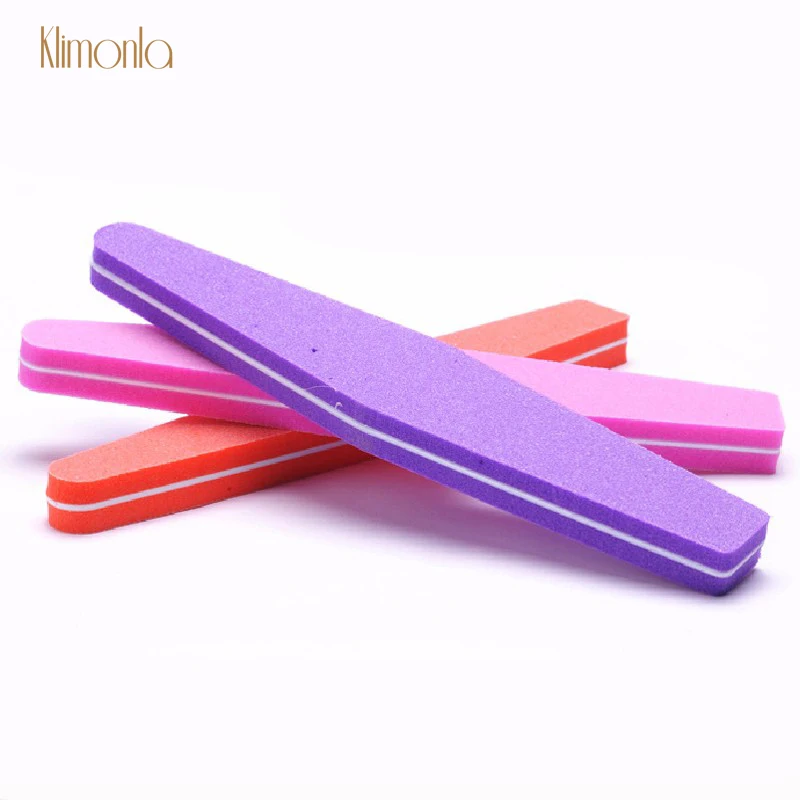 

20pcs/lot High Quality Two-sided Rhombus Sponge Nail File Beauty Care Tools Set Colorful Nail Art Tool for DIY Manicuring
