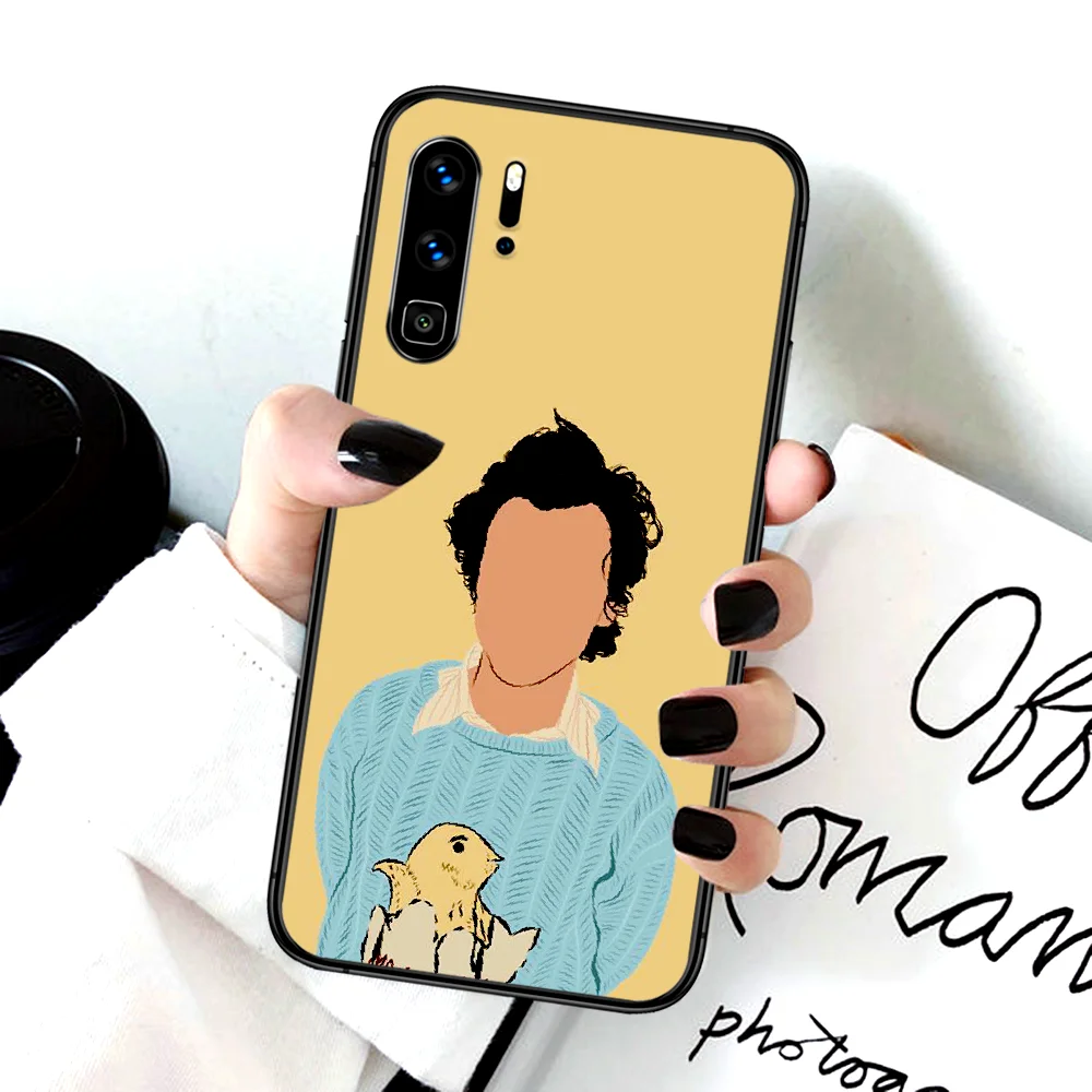 

Harry Styles Phone Case For Huawei P Mate Smart 10 20 30 40 Lite Z 2019 Pro black Waterproof Tpu Funda Luxury Shell Silicone